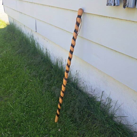 Vintage Hardwood Walking Stick Tennessee Hiker - Picture 4 of 11